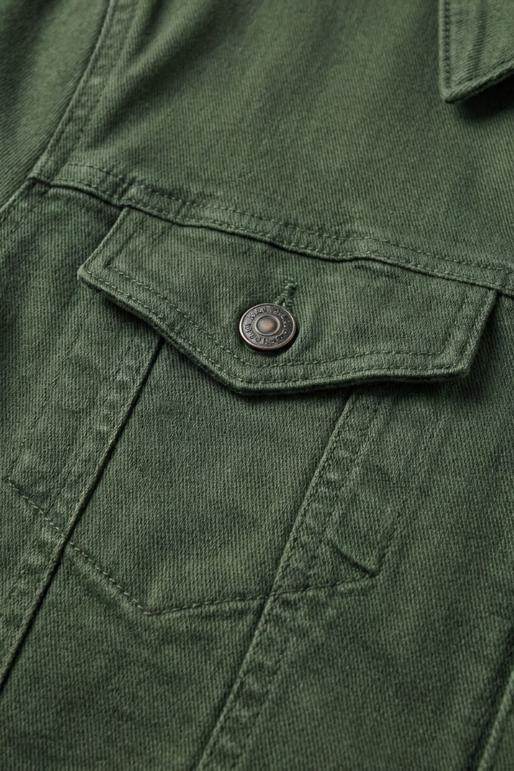 Men's Button Front Utility Jacket | Casual Everyday Overshirt