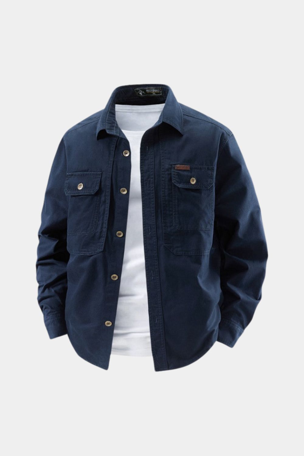 Men's Overshirt Jacket with Chest Pockets