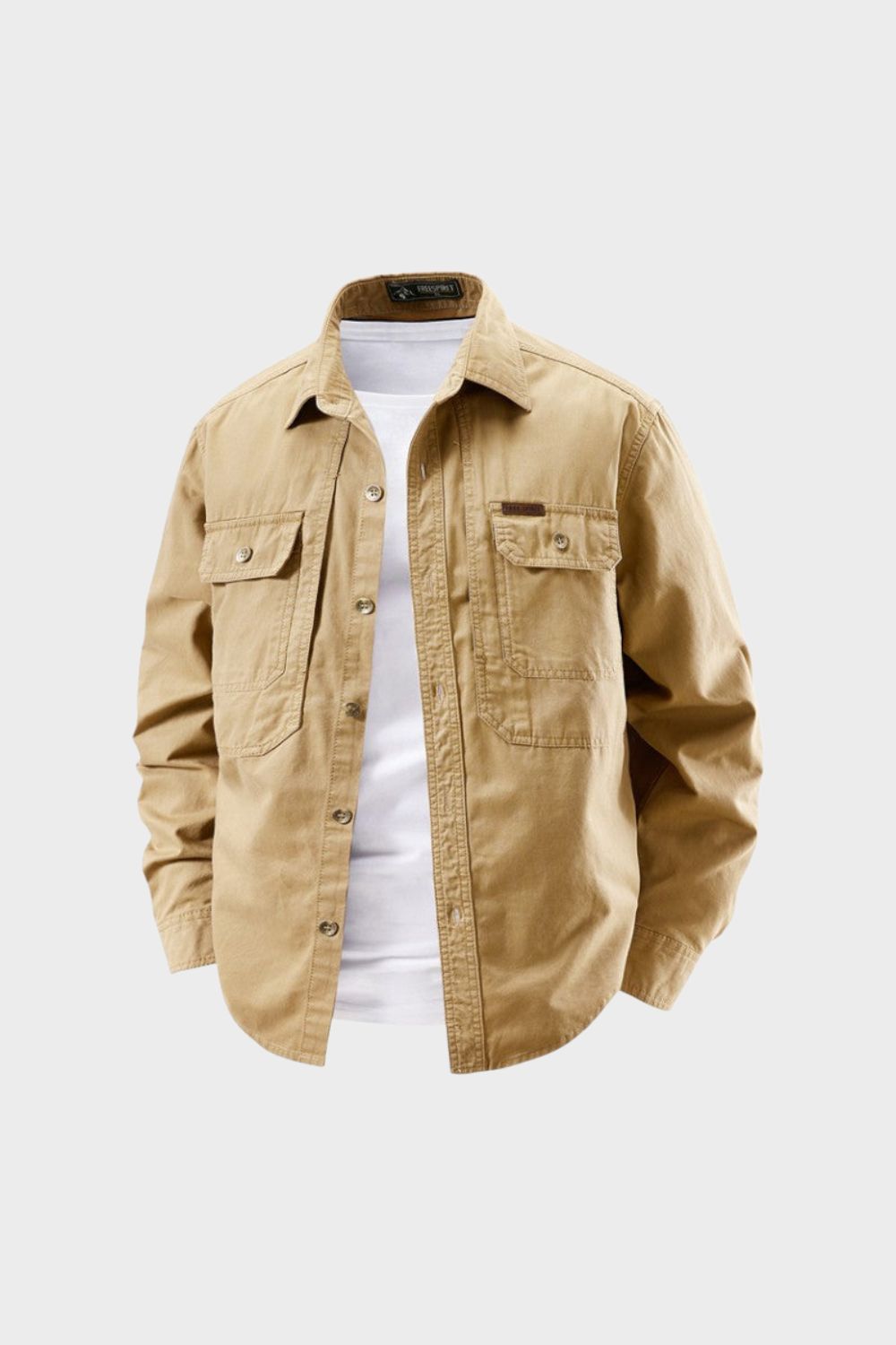 Men's Overshirt Jacket with Chest Pockets