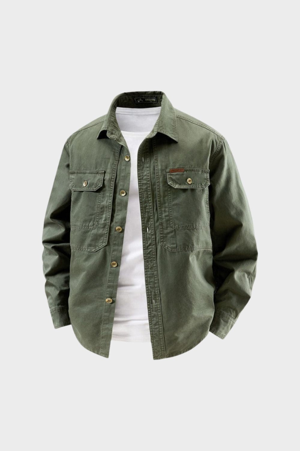 Men's Overshirt Jacket with Chest Pockets