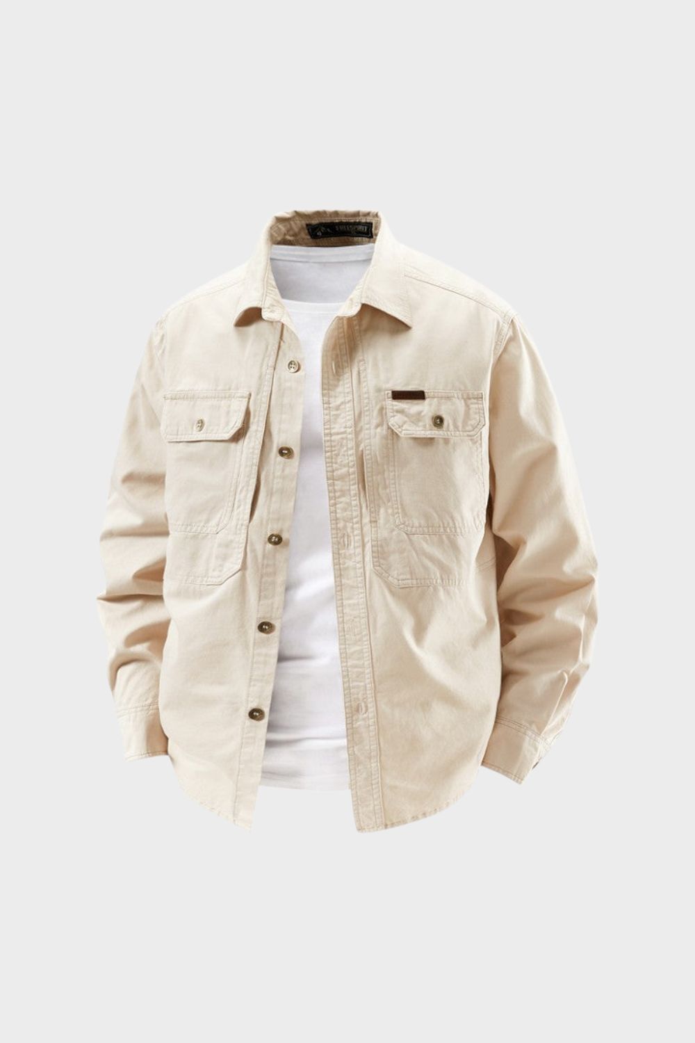 Men's Overshirt Jacket with Chest Pockets