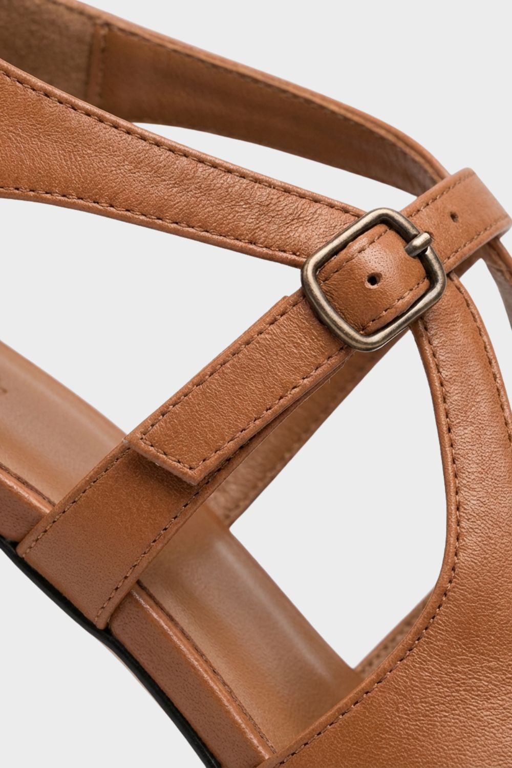 Mary Jane Pumps with Crisscross Ankle Straps