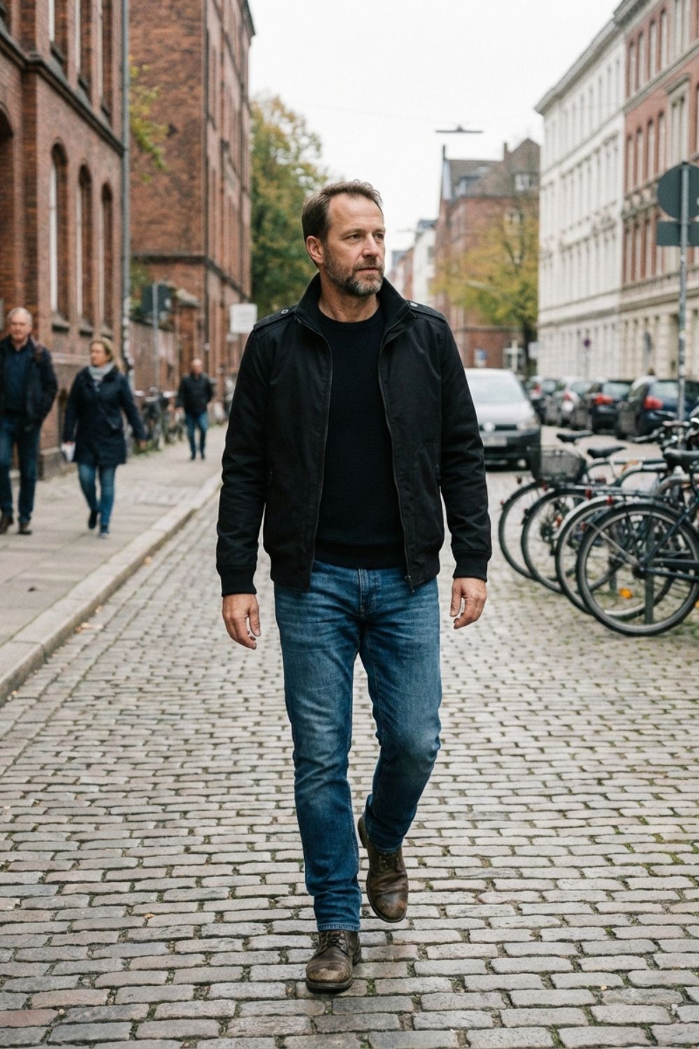 Men's Lightweight Rain Jacket | Casual Zip-Up Waterproof Coat