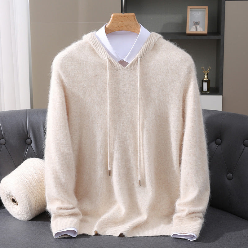 Hoodie en cachemire pour femme | Haut d'intérieur doux en maille