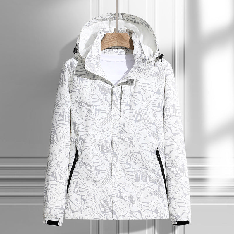 Women’s Hooded Printed Outdoor Jacket