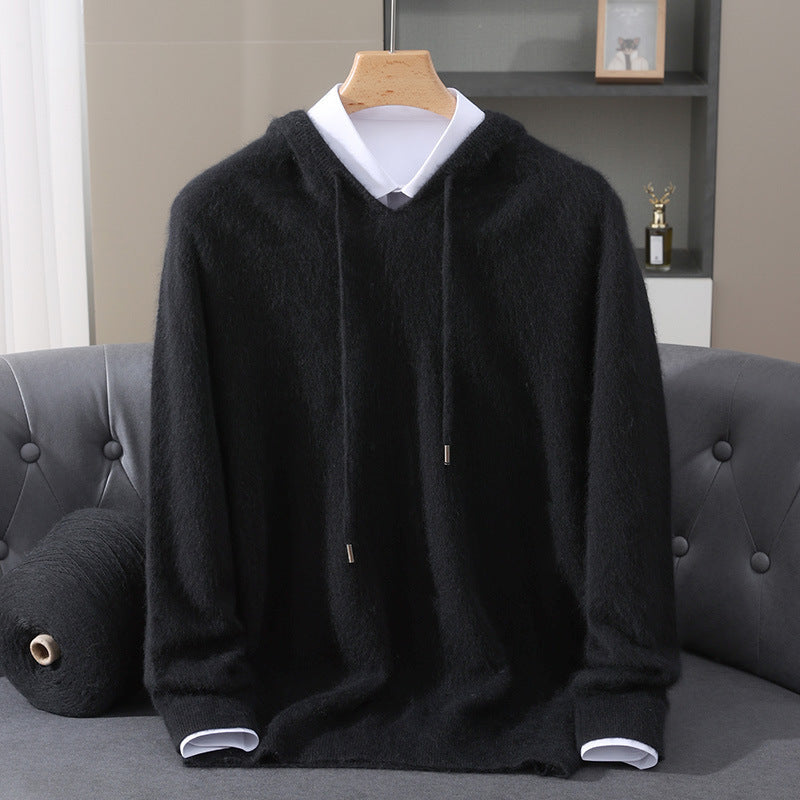 Hoodie en cachemire pour femme | Haut d'intérieur doux en maille