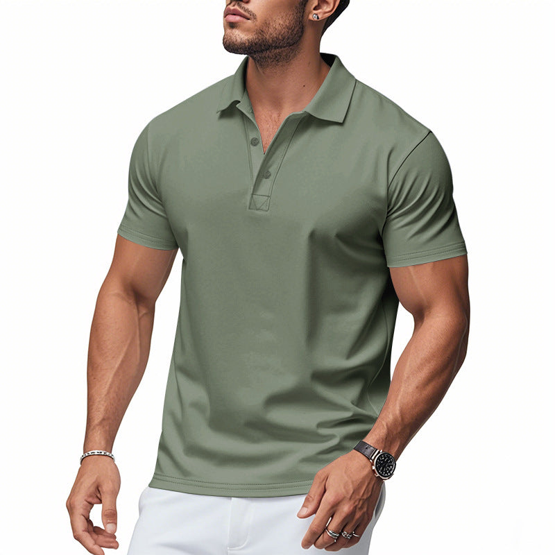 Men's Fitted Stretch Polo Shirt