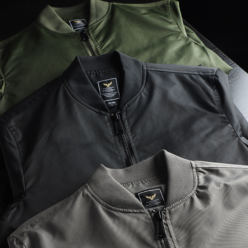 Blouson bomber léger pour homme avec poche utilitaire sur la manche