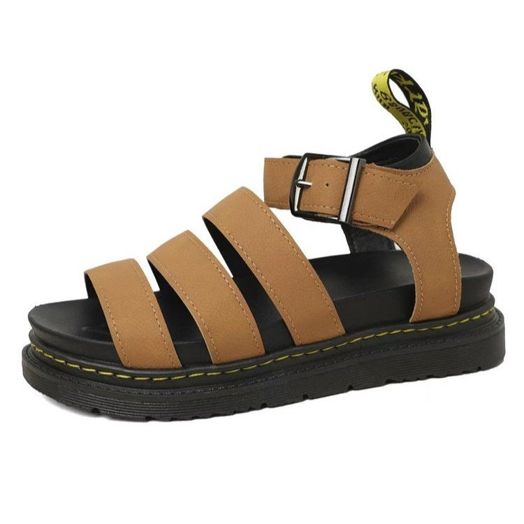 Women's Gladiator Sandals with Chunky Platform Sole