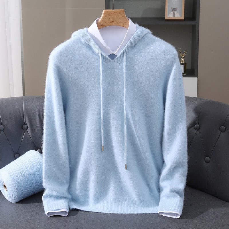 Hoodie en cachemire pour femme | Haut d'intérieur doux en maille