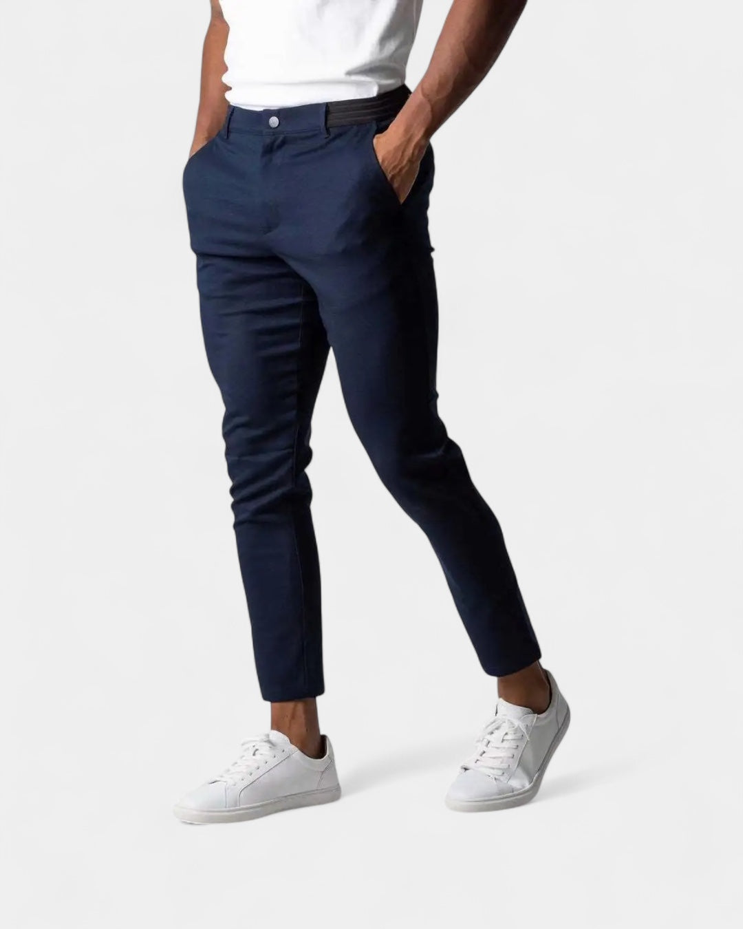 Pantalon stretch ajusté pour homme | Tenue de bureau et de tous les jours