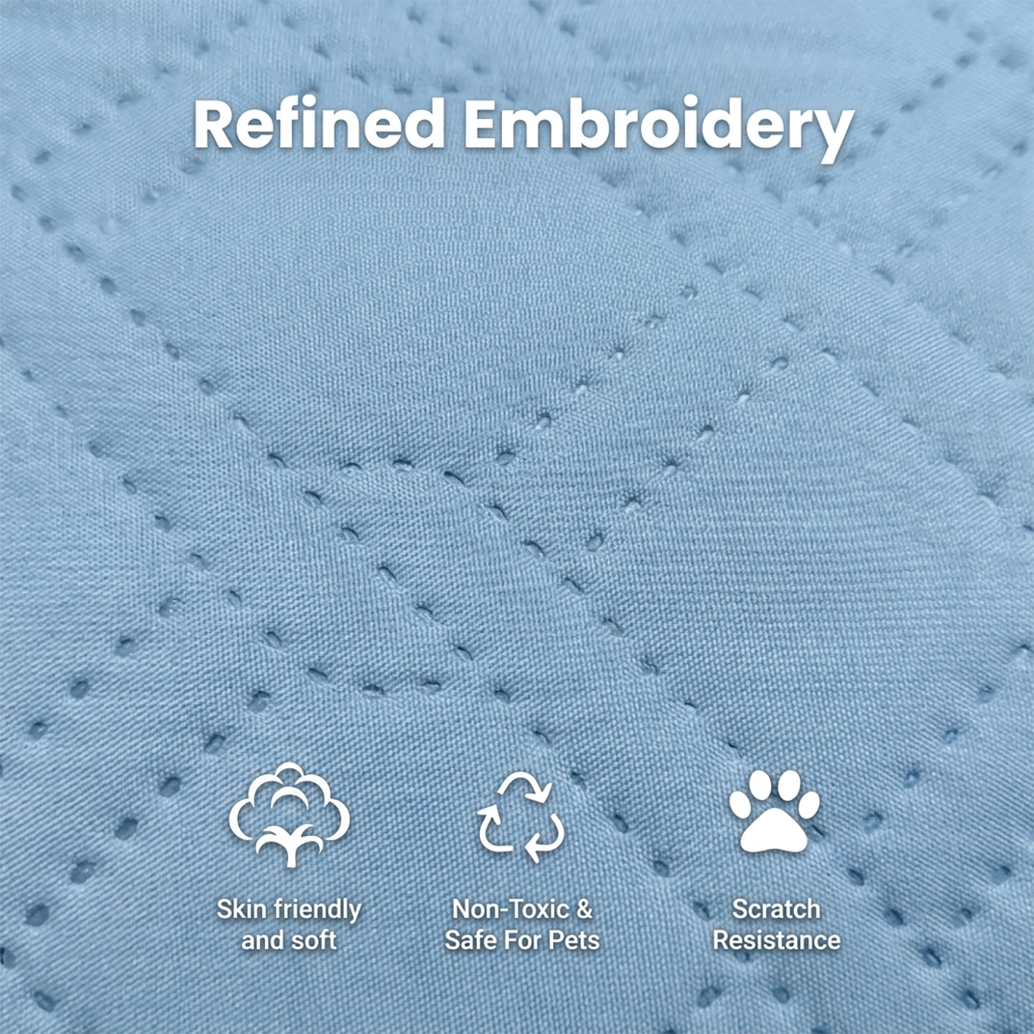 Pet Cooling Mat with Non-Slip Base