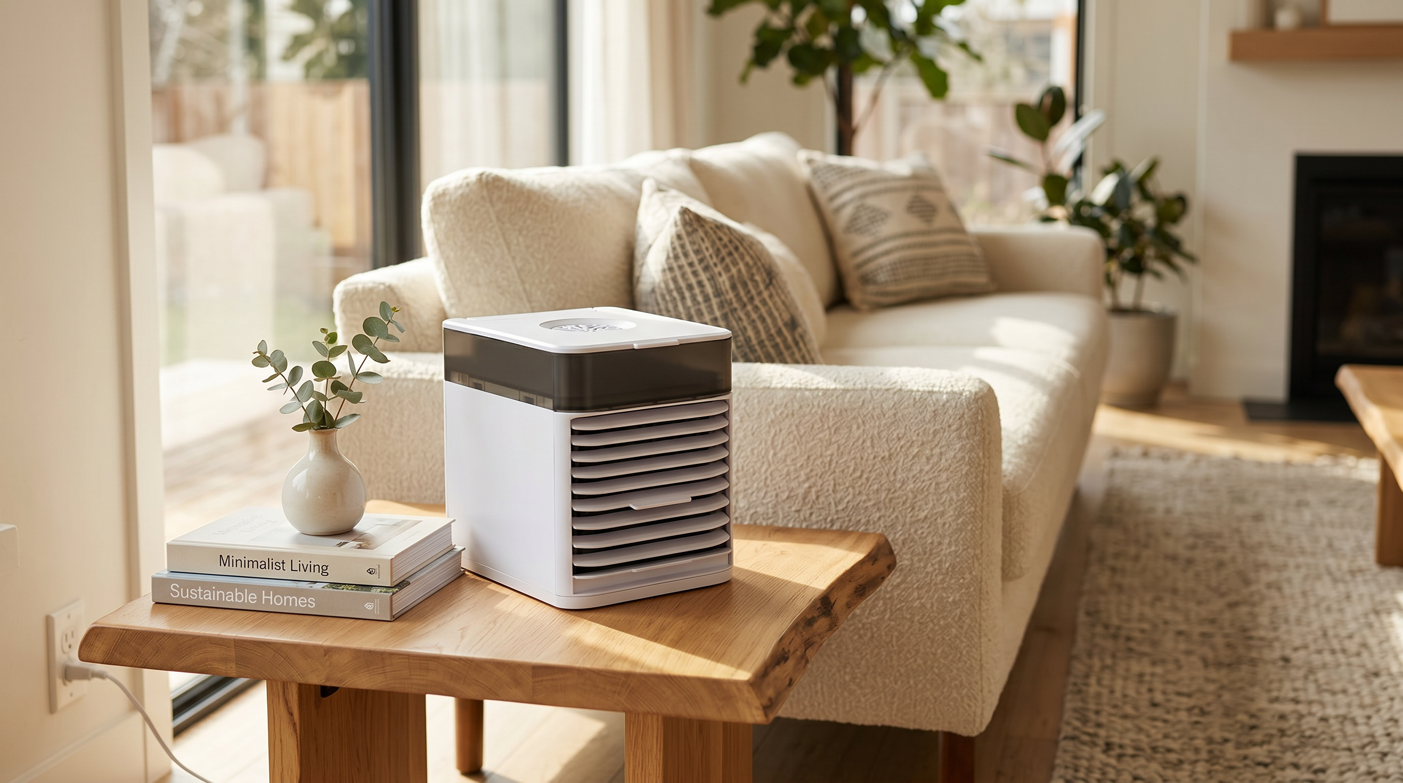 Portable Air Cooler with Built-In Water Tank