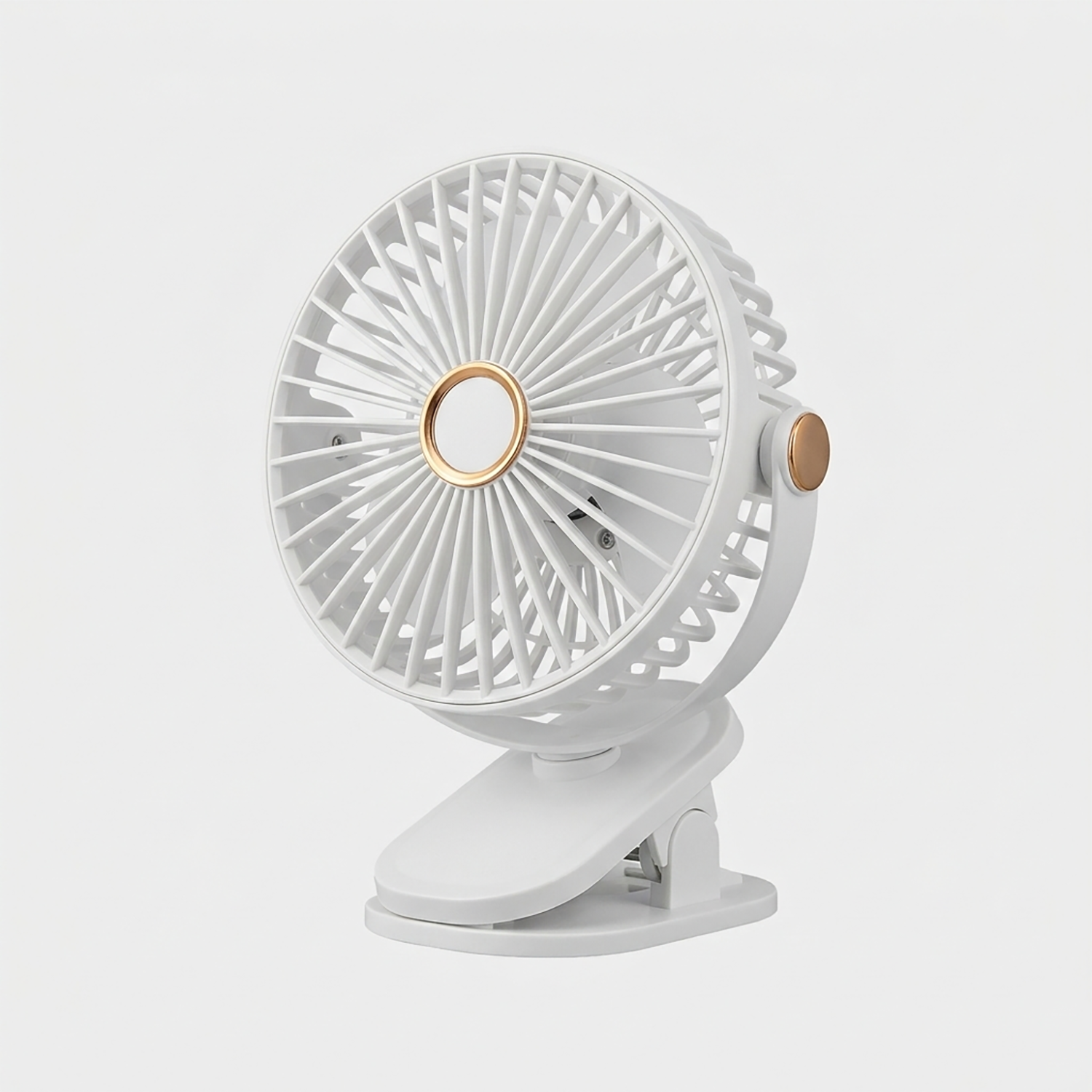 Clip-On Desk Fan with Adjustable Tilt