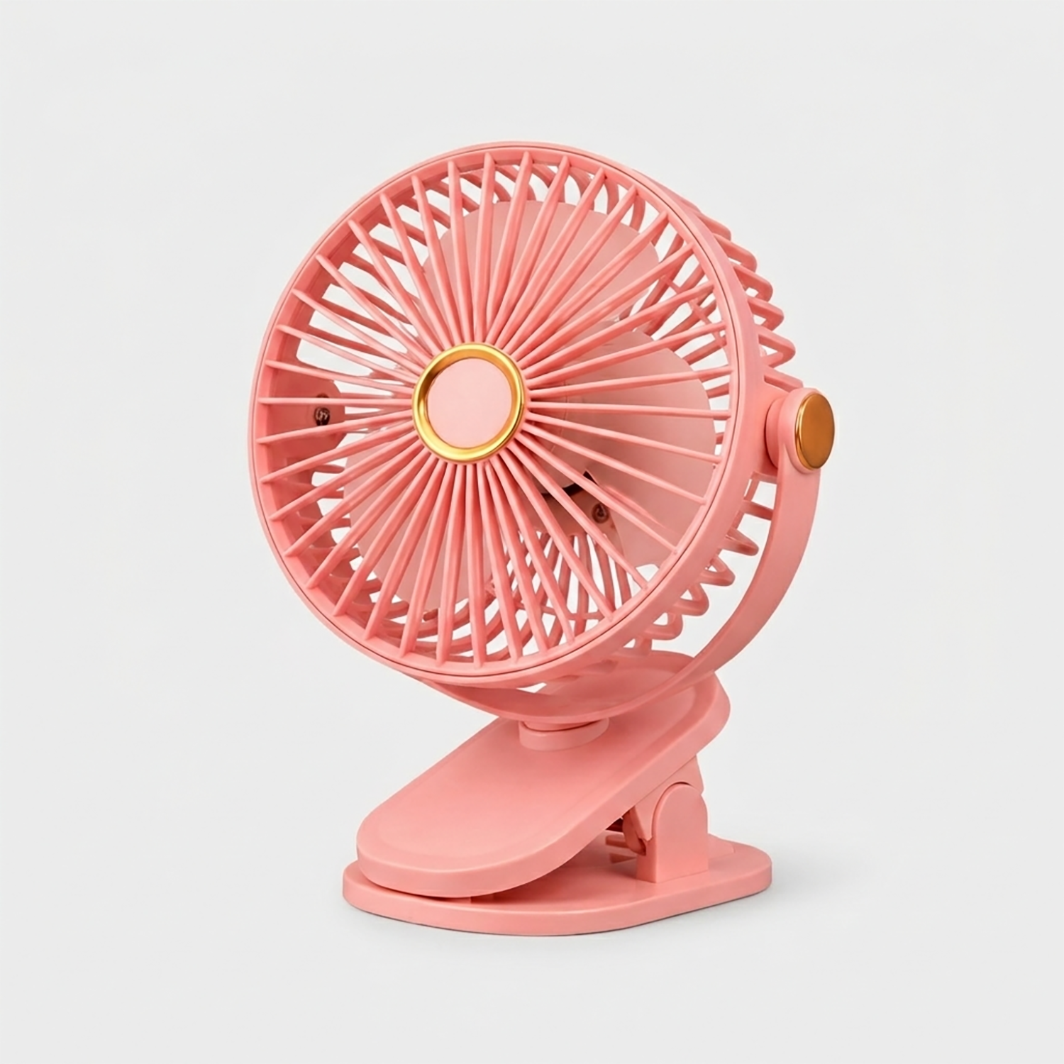 Clip-On Desk Fan with Adjustable Tilt