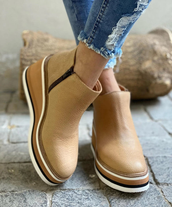 Women's Waterproof Ankle Boots with Side Zip