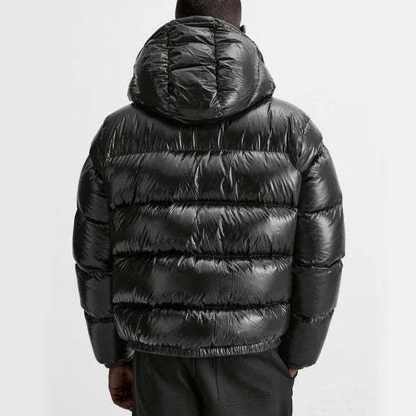 Men's Quilted Puffer Jacket | Hooded Winter Coat