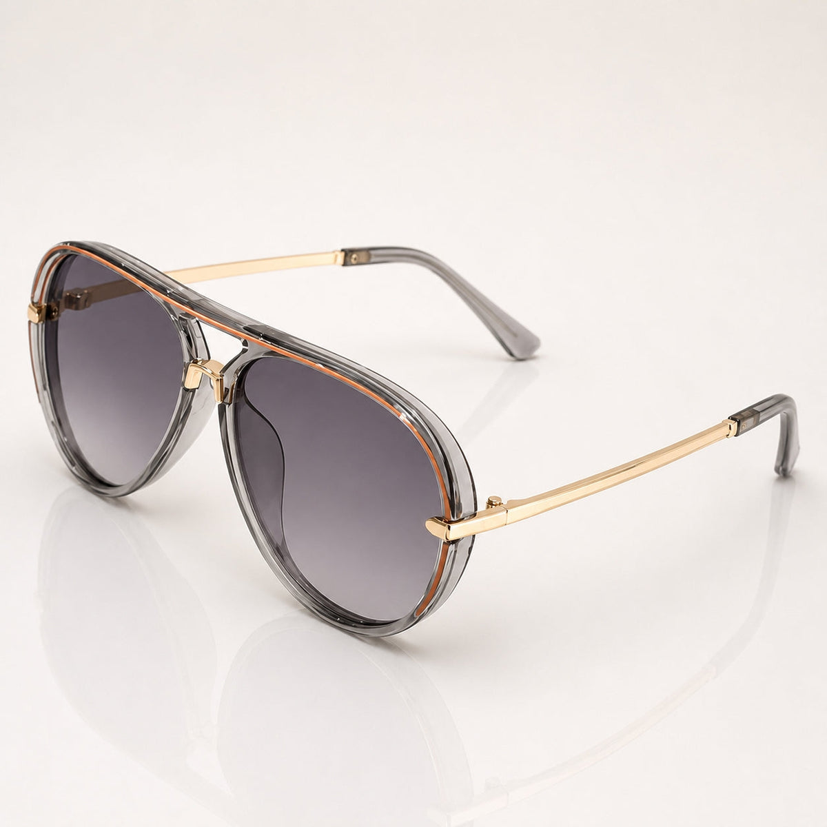 Lunettes aviateur oversize pour femmes | Dégradé UV400