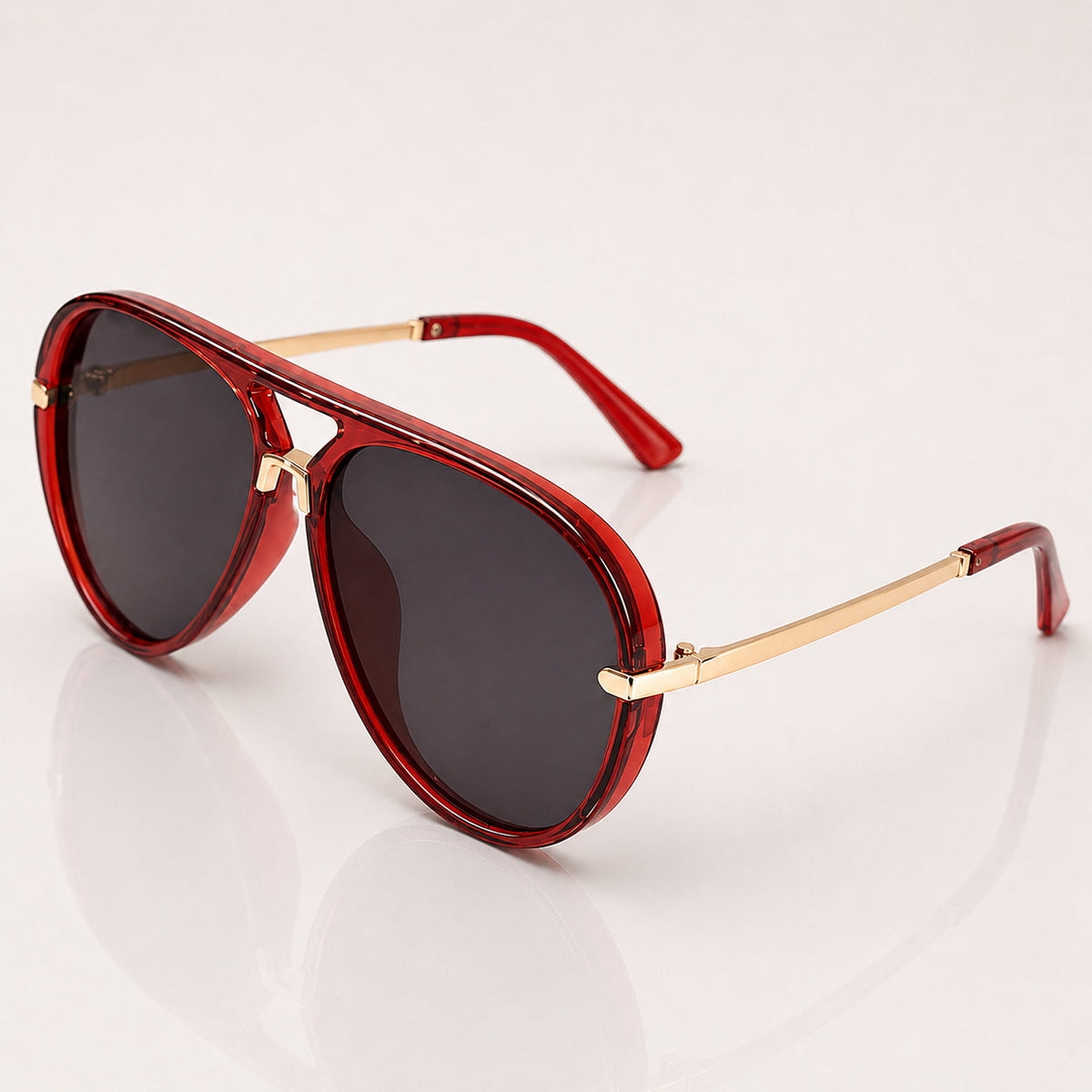 Lunettes aviateur oversize pour femmes | Dégradé UV400
