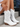 Cassandra | Trendy White Women’s Cowboy Boots with Stylish Block Heel | Western-Inspired Footwear