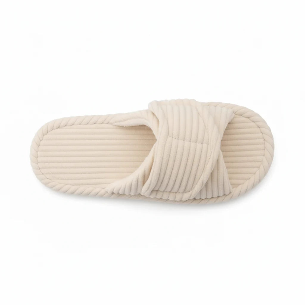 Women's Adjustable Corduroy House Sliders