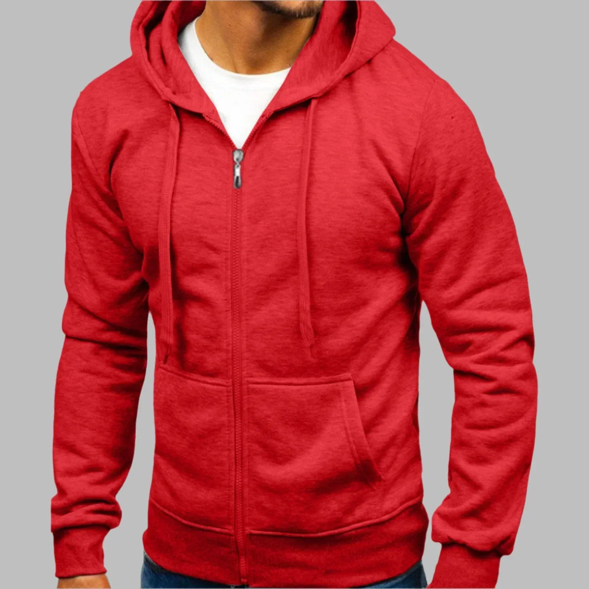 Men's Zip Up Sweatshirt | Lightweight Everyday Hoodie