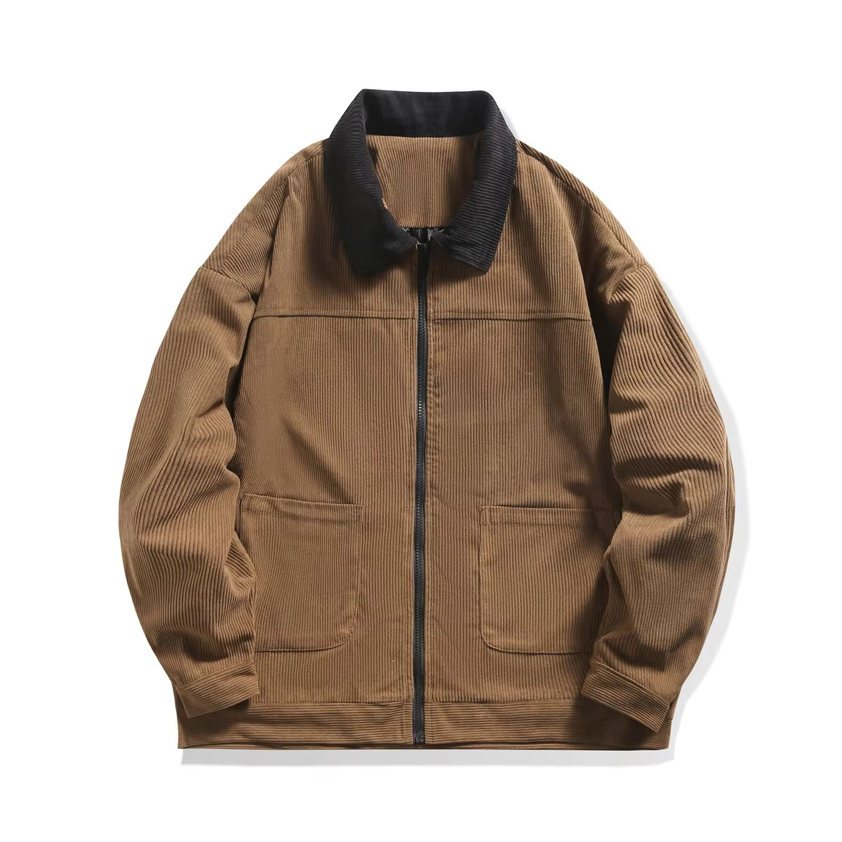 Men's Corduroy Cargo Jacket | Autumn Bomber Windbreaker