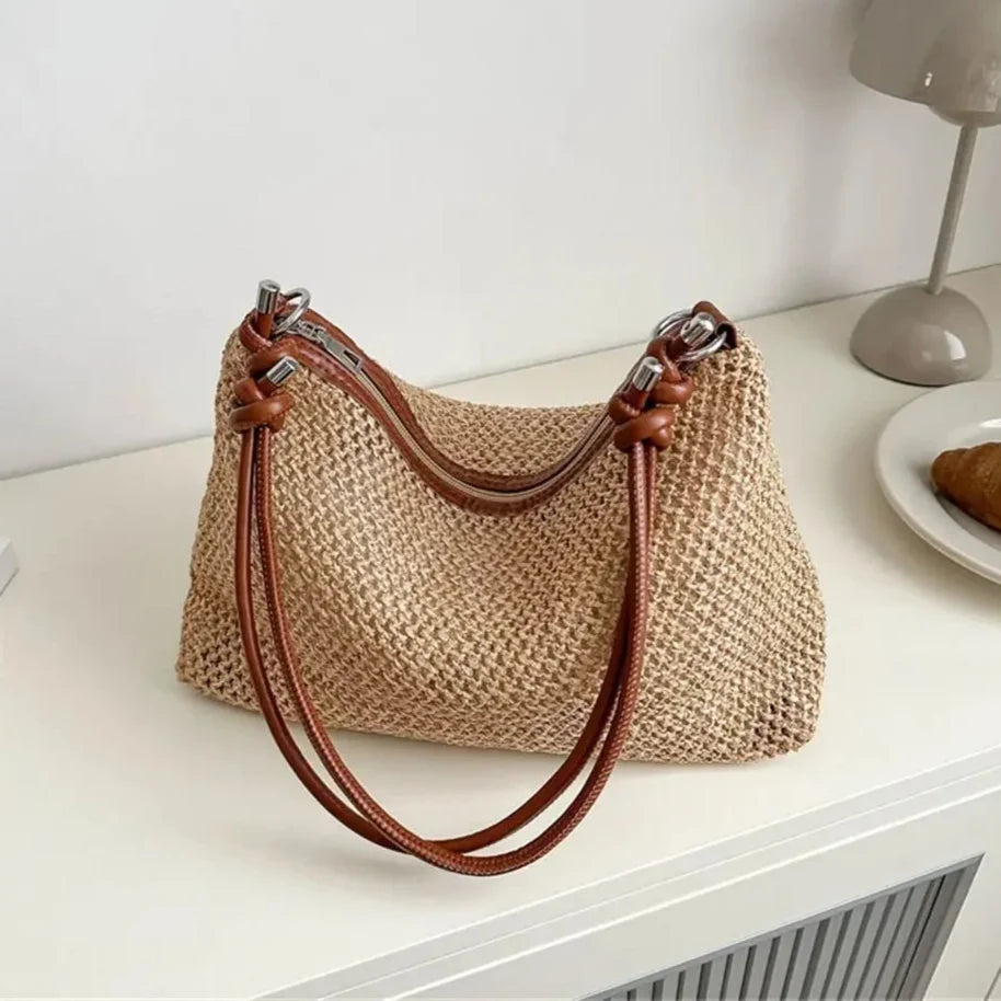 Women's Woven Shoulder Bag