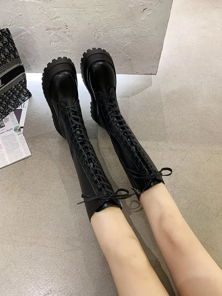 Damskie buty zimowe z podszewką ze sztucznego futra | ciepłe botki