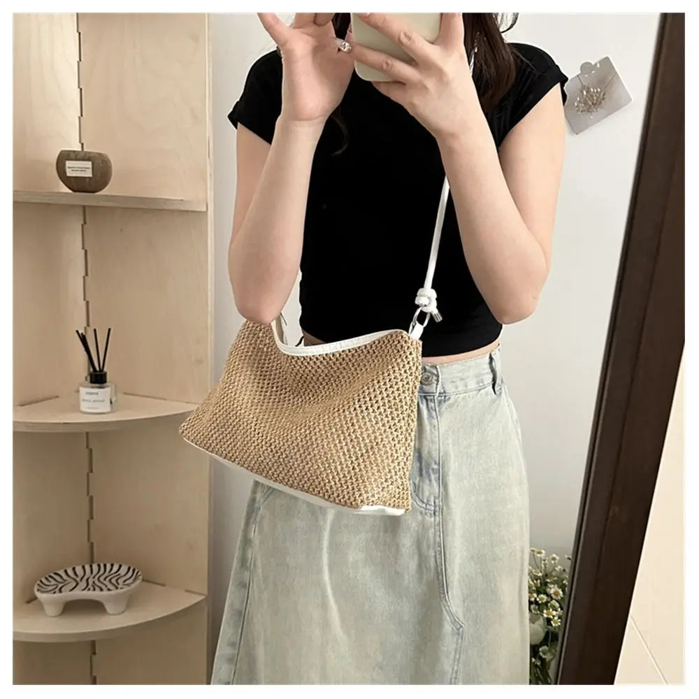 Women's Woven Shoulder Bag
