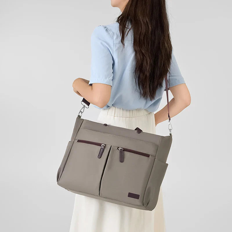 Tote Bag in Faux Leather with Structured Silhouette