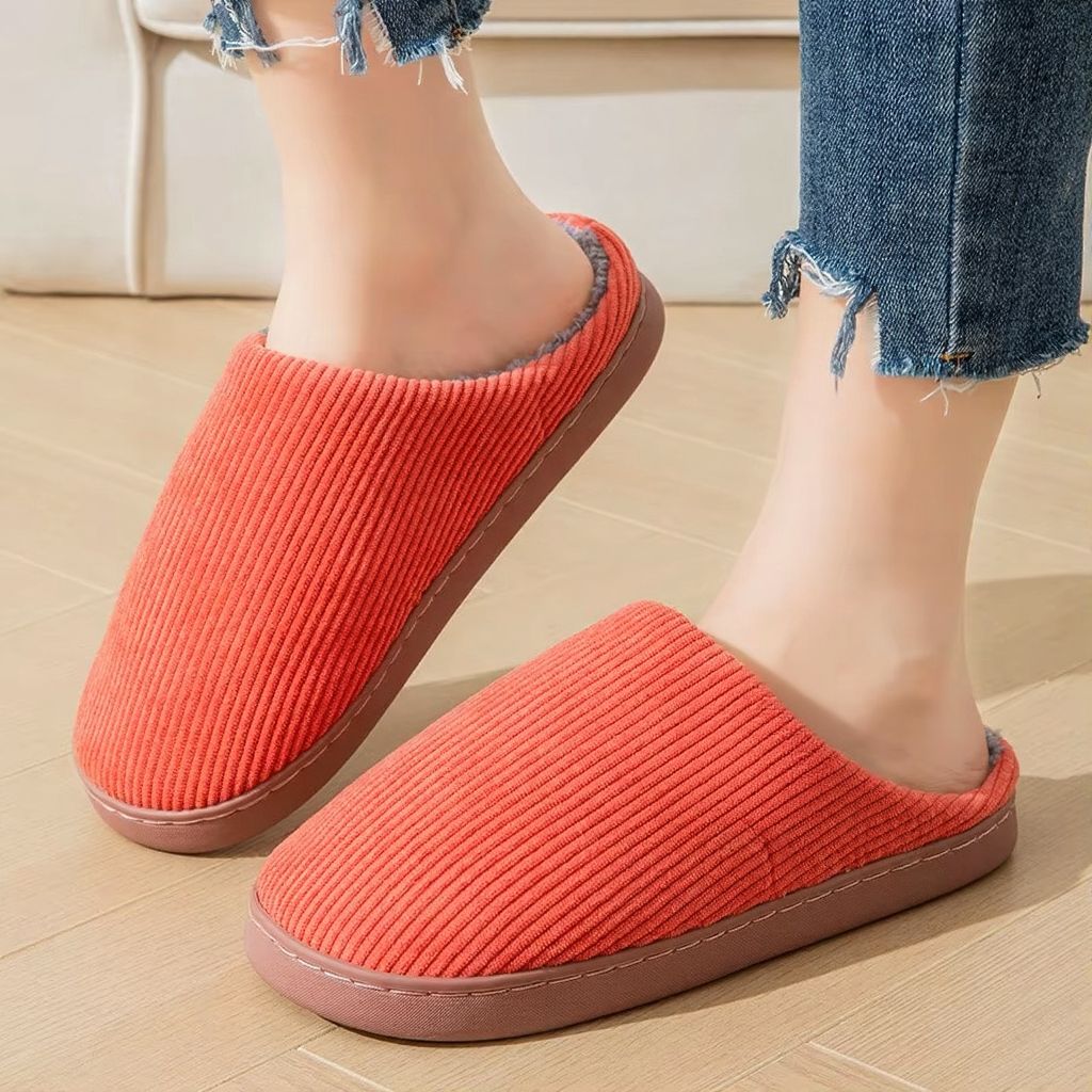 Women's Plush Memory Foam Slippers | Non-Slip Indoor House Shoes
