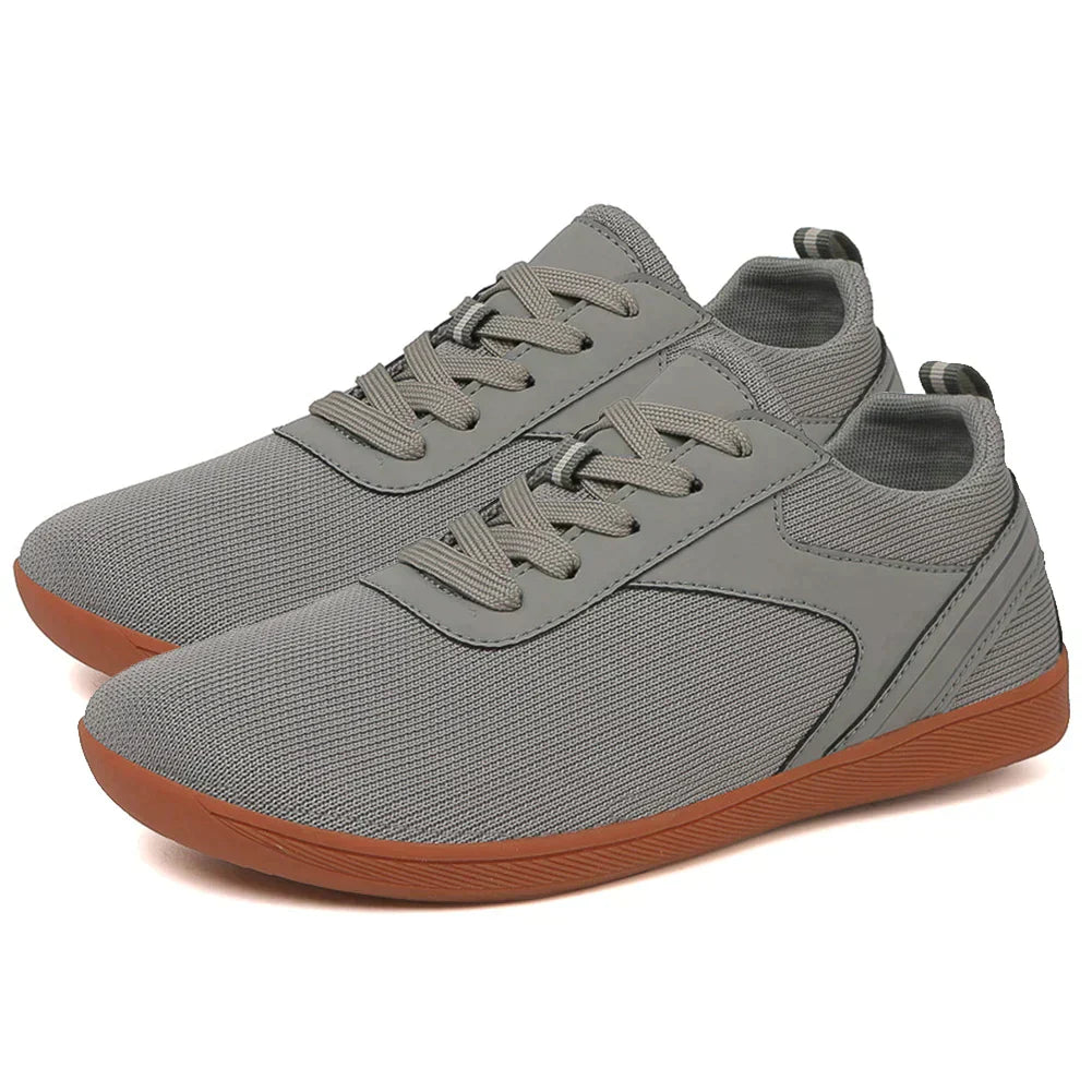 Chaussures de course respirantes en mesh à lacets sur le devant