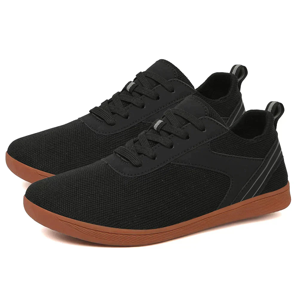 Chaussures de course respirantes en mesh à lacets sur le devant