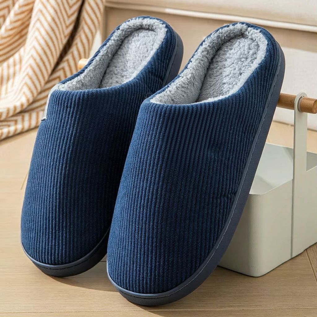 Women's Plush Memory Foam Slippers | Non-Slip Indoor House Shoes