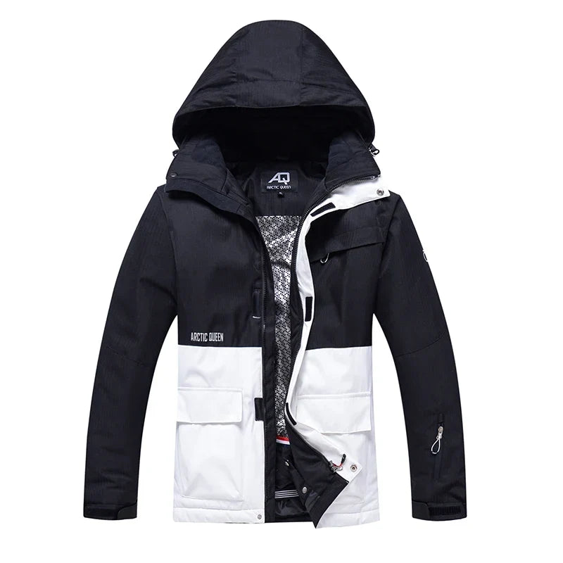 Women's Hooded Ski Jacket and Salopettes Set