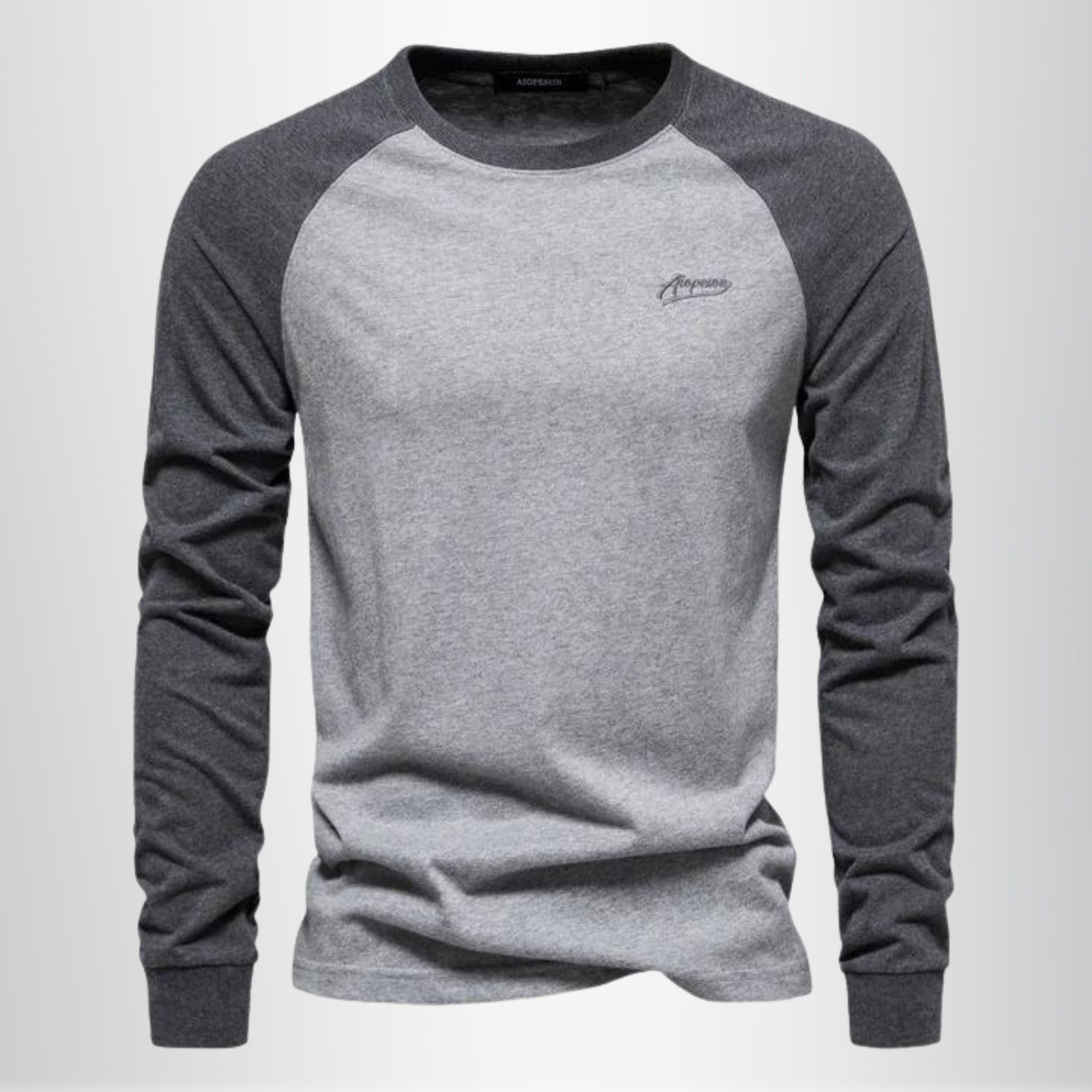 T-shirt raglan à manches longues pour homme