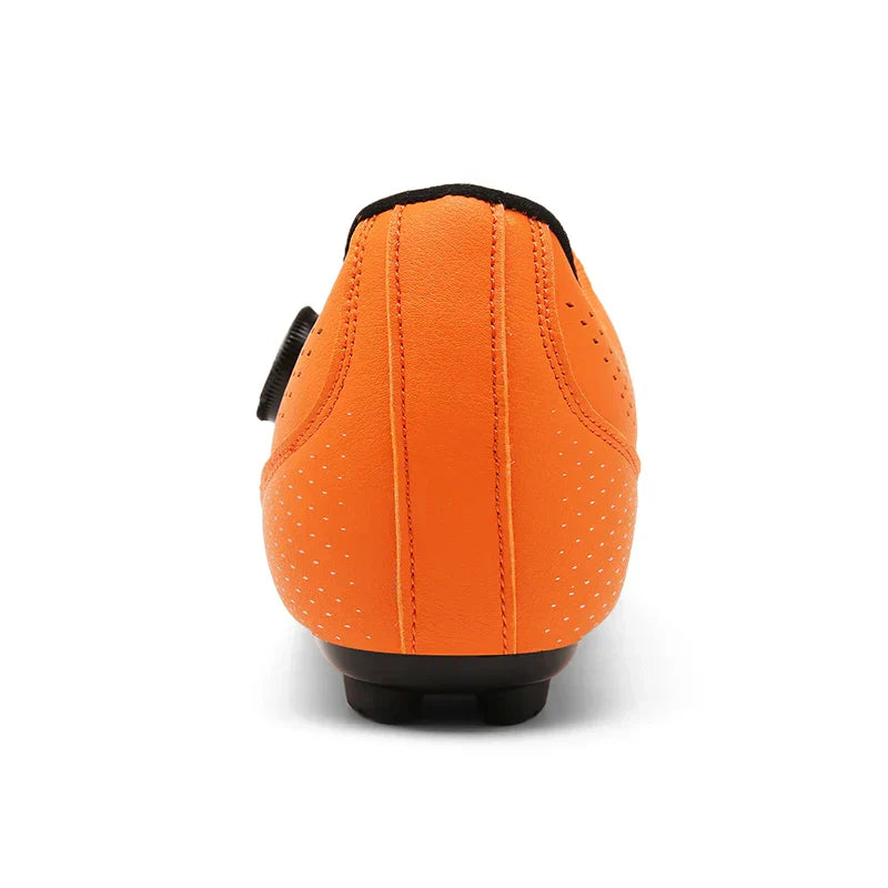 Cycling Shoes with Dial Closure and Perforated Upper