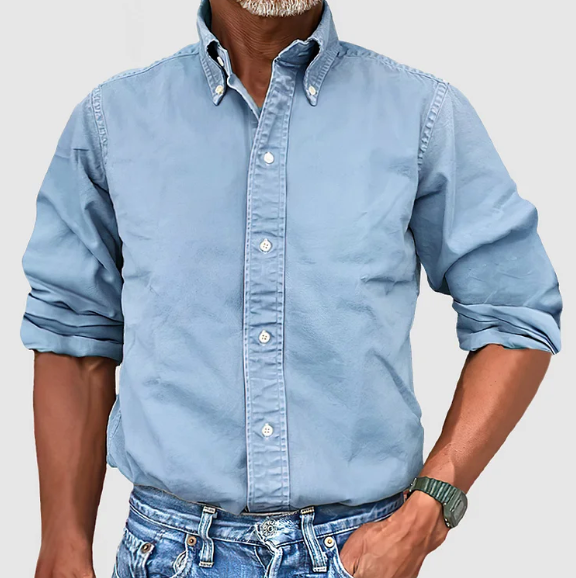 Men's Casual Button Down Oxford Shirt