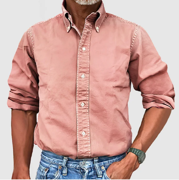 Men's Casual Button Down Oxford Shirt