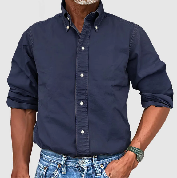 Men's Casual Button Down Oxford Shirt