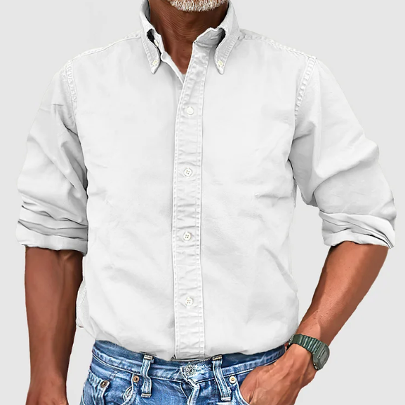 Men's Casual Button Down Oxford Shirt