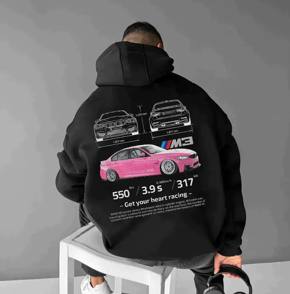 Men's Oversized Graphic Hoodie | Relaxed Fit Streetwear