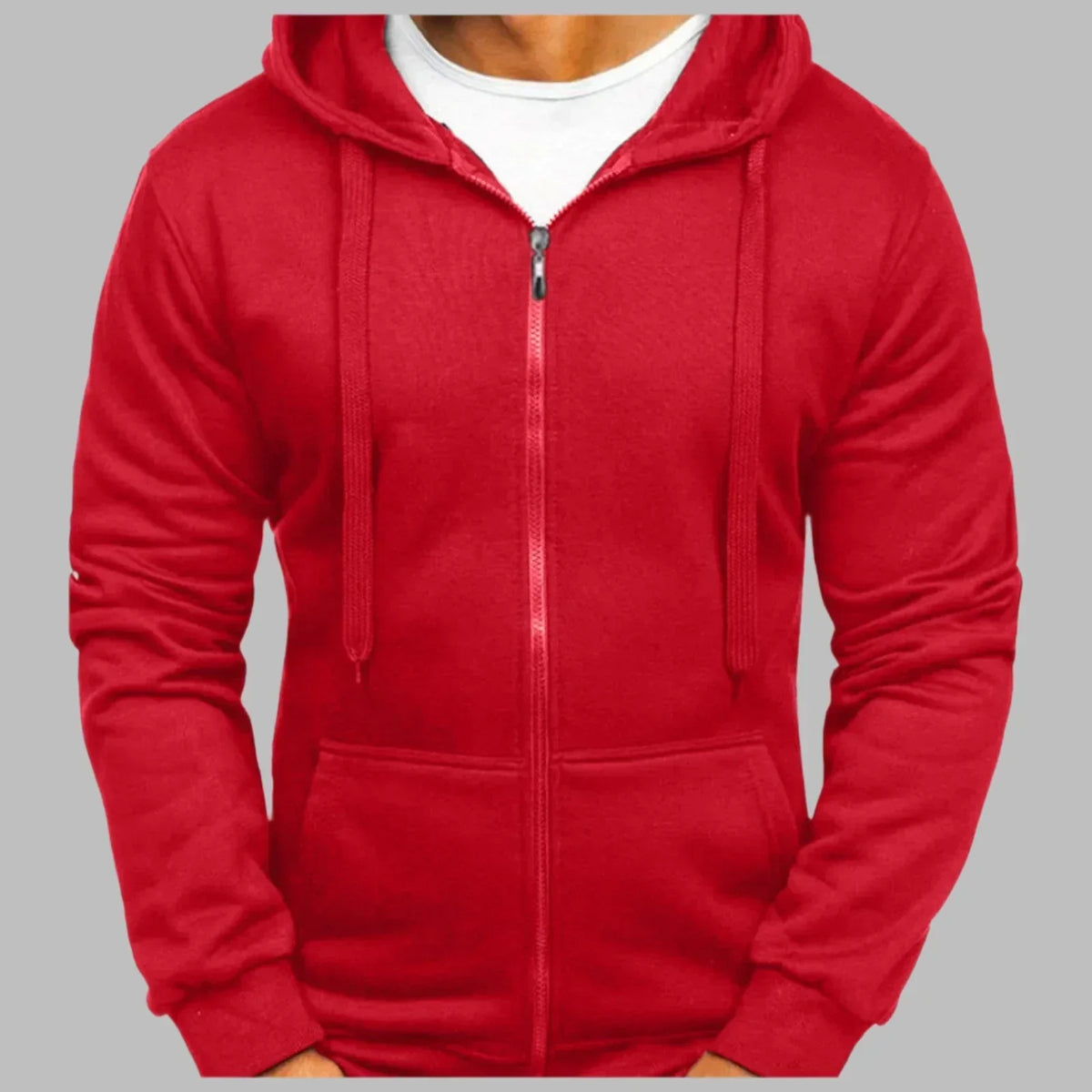 Men's Zip Up Sweatshirt | Lightweight Everyday Hoodie