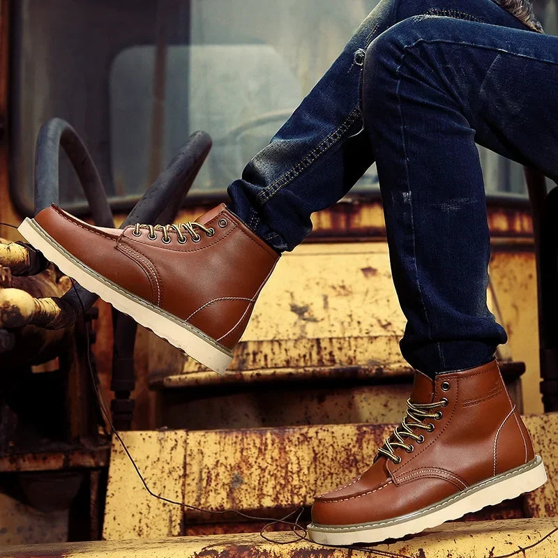 Men's Lace-Up Ankle Boots