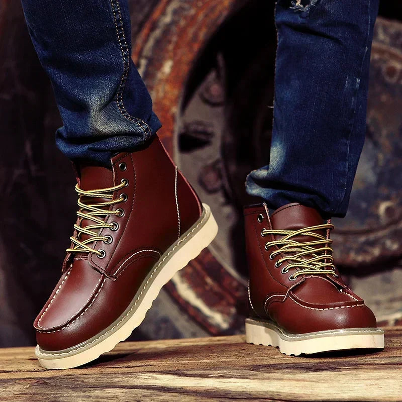 Men's Lace-Up Ankle Boots
