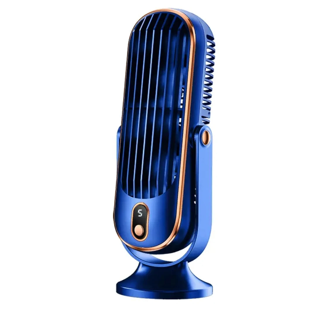 Angled Desk Fan with Digital Display