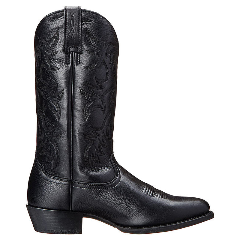 Women's Embroidered Western Leather Cowboy Boots