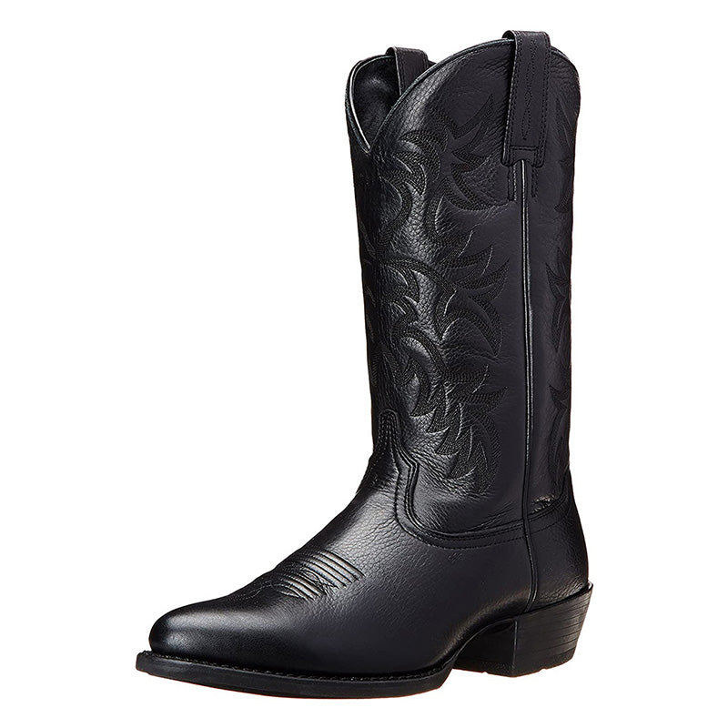 Women's Embroidered Western Leather Cowboy Boots