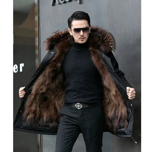 Veste d'hiver imperméable et isolante pour homme